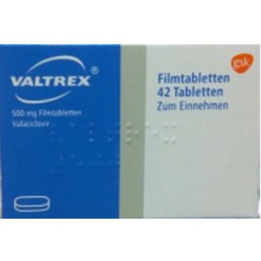 Купить Валтрекс Valtrex 500 мг/42 таблеток в Москве