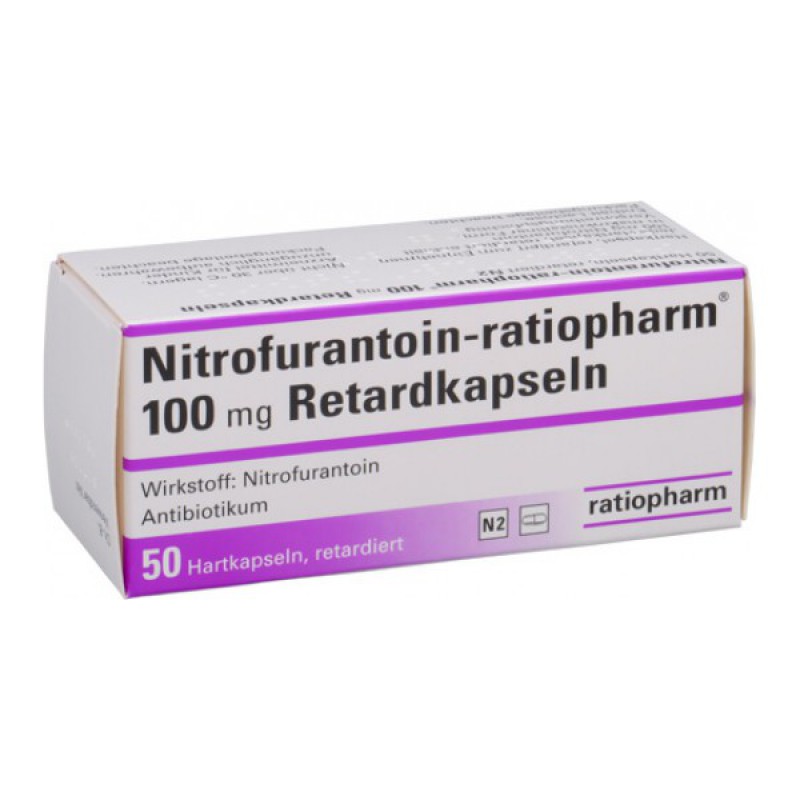 Купить Нитрофурантоин Nitrofurantoin100 мг/50 капсул в Москве